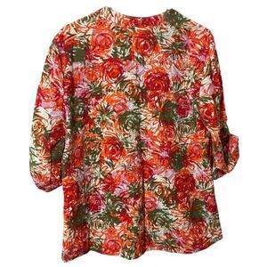 Rebecca Malone Multi Color Button Up Large
